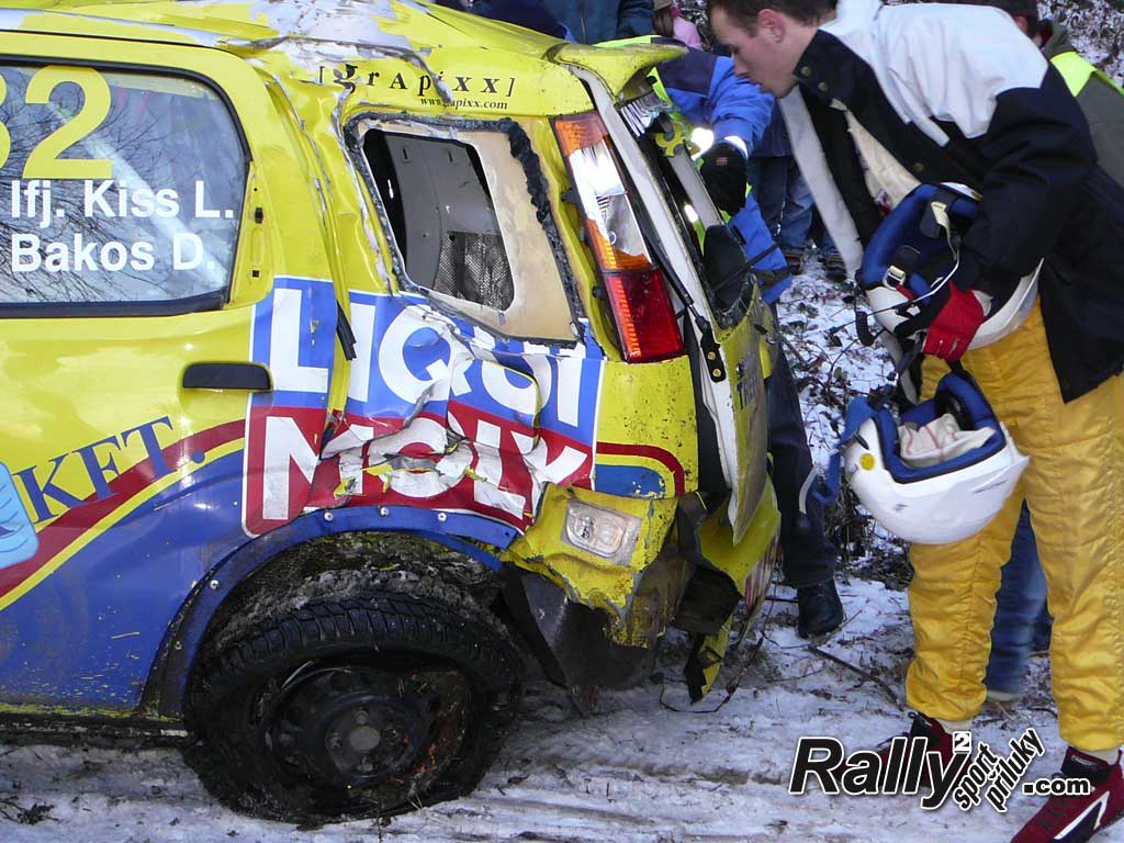 Havárie na Jänner rally 2008
