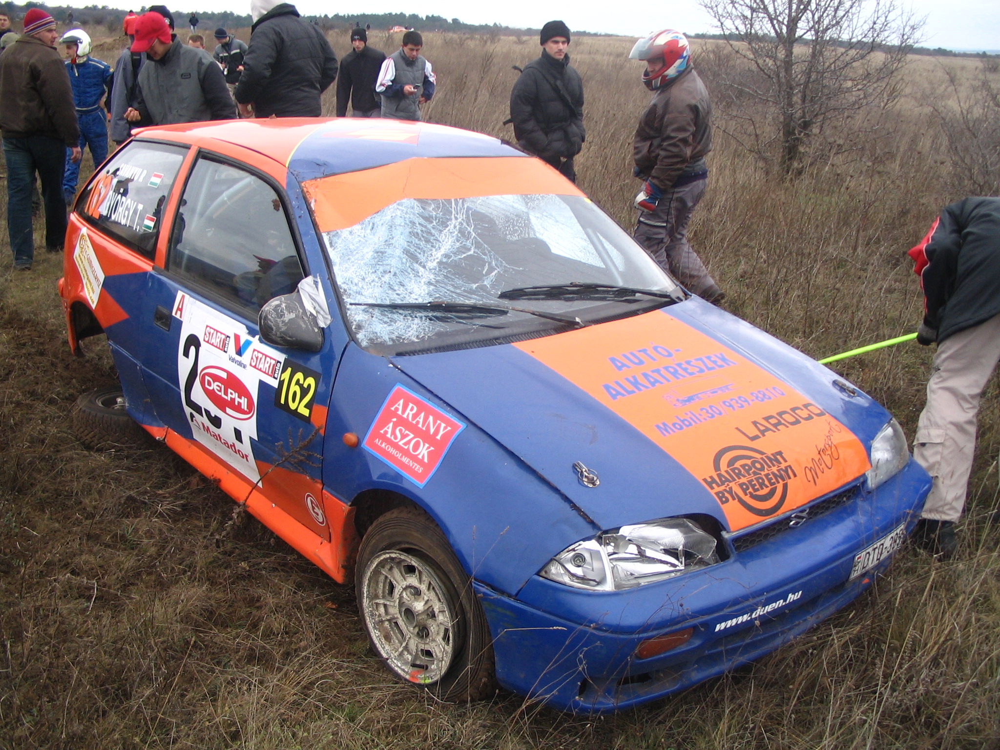Budka Suzuki Swift na Mikuláš rally 2006